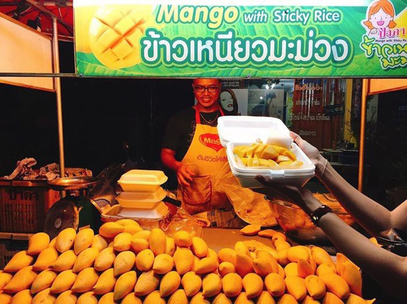 Thai mango sticky rice 